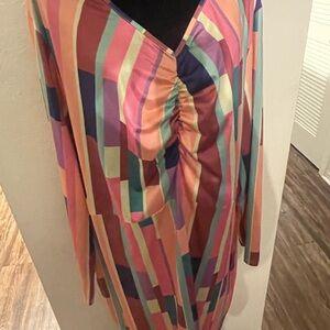 Colorful Striped Dress